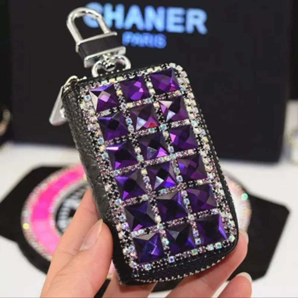 Модные чехлы для ключей с замком, чехлы для автомобильных ключей, автомобильные товары оптом