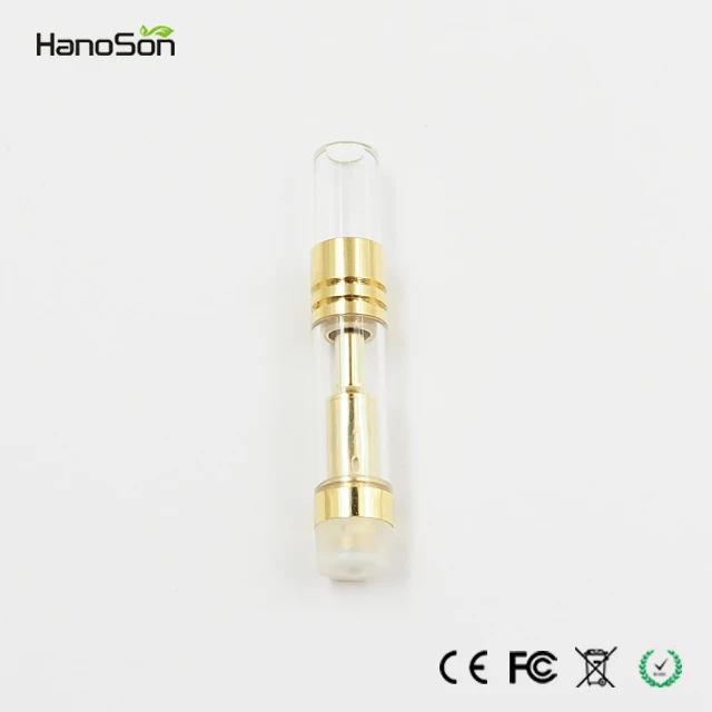 
Best selling products Gold wick HNS glass tank clearomizer vape pen e cigarette cbd atomizer electronic cigarette 