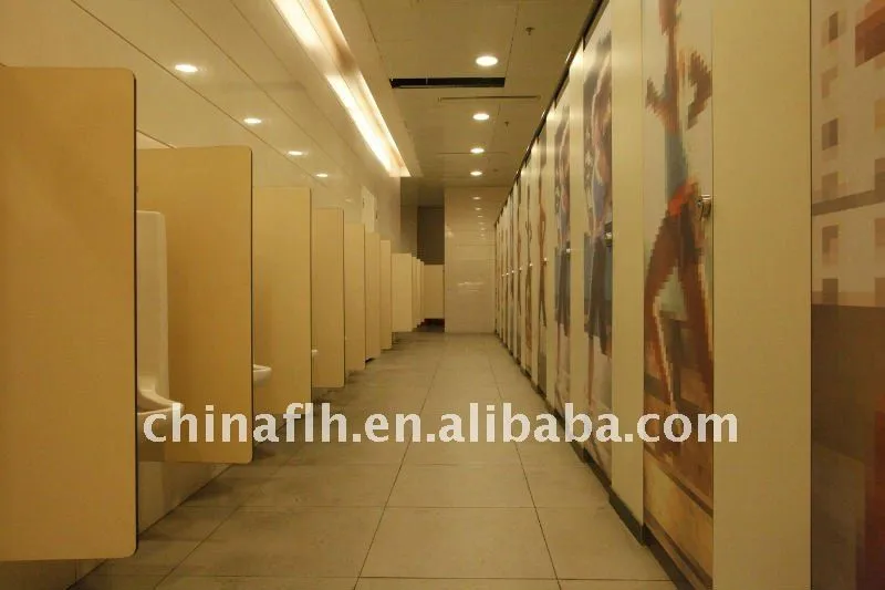 Прочный Компактный ламинатный мочевой разделитель Hpl