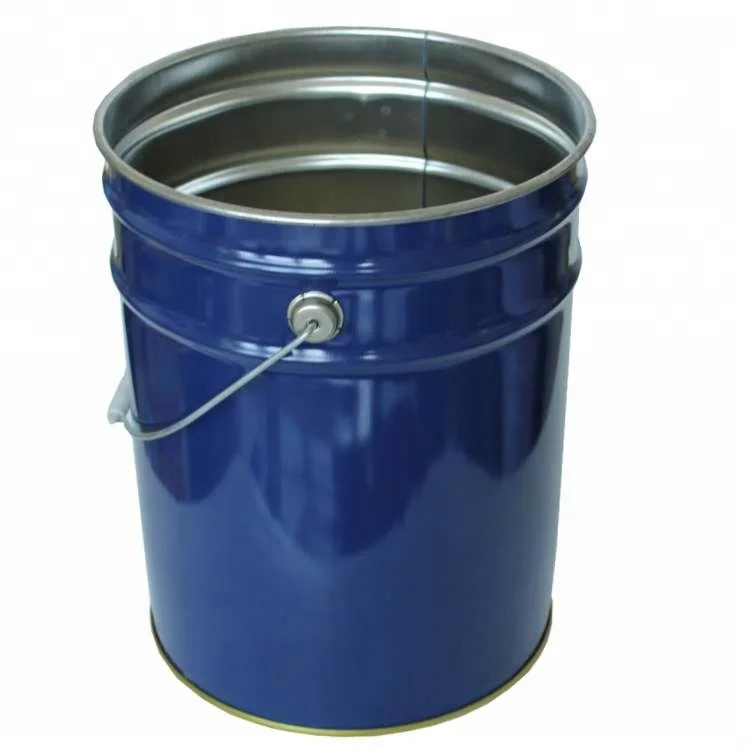 20/18 liter metal paint bucket with flower shape lid for painting