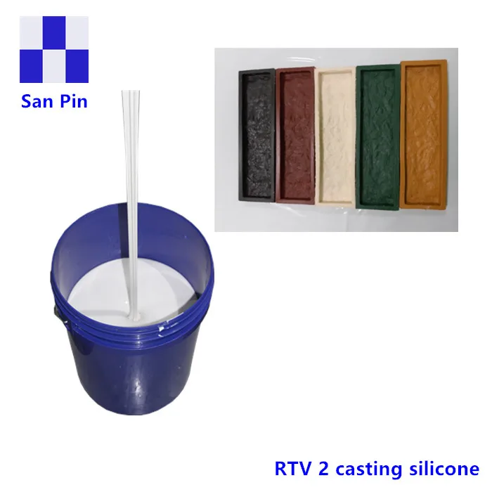 Concrete Stone Molds Making RTV2 Silicone Rubbers for Concrete Stone Molding