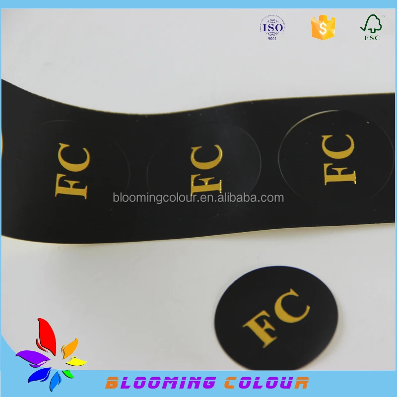 Customized self adhesive label sticker wholesale/permanent sticker private label