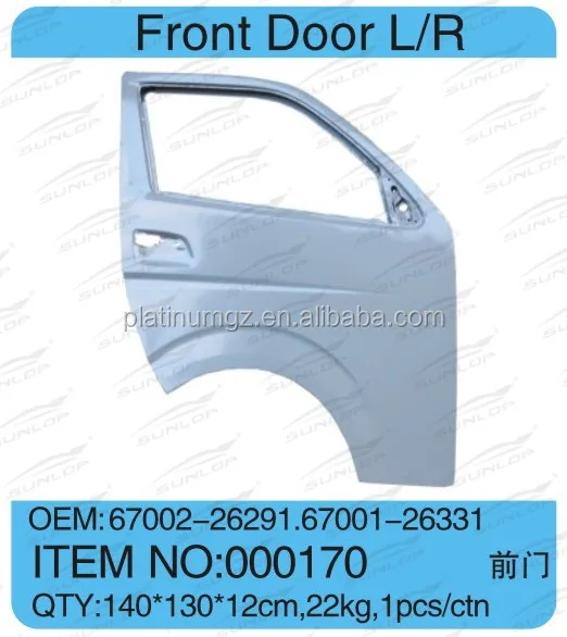 for hiace auto parts body kits Commuter van parts for hiace accessories for hiace door parts front door #000170 van bus