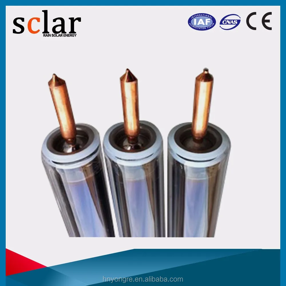 China Solar Evacuated tube/vacuum tube/Three targets vacuuum tube 58*1800mm