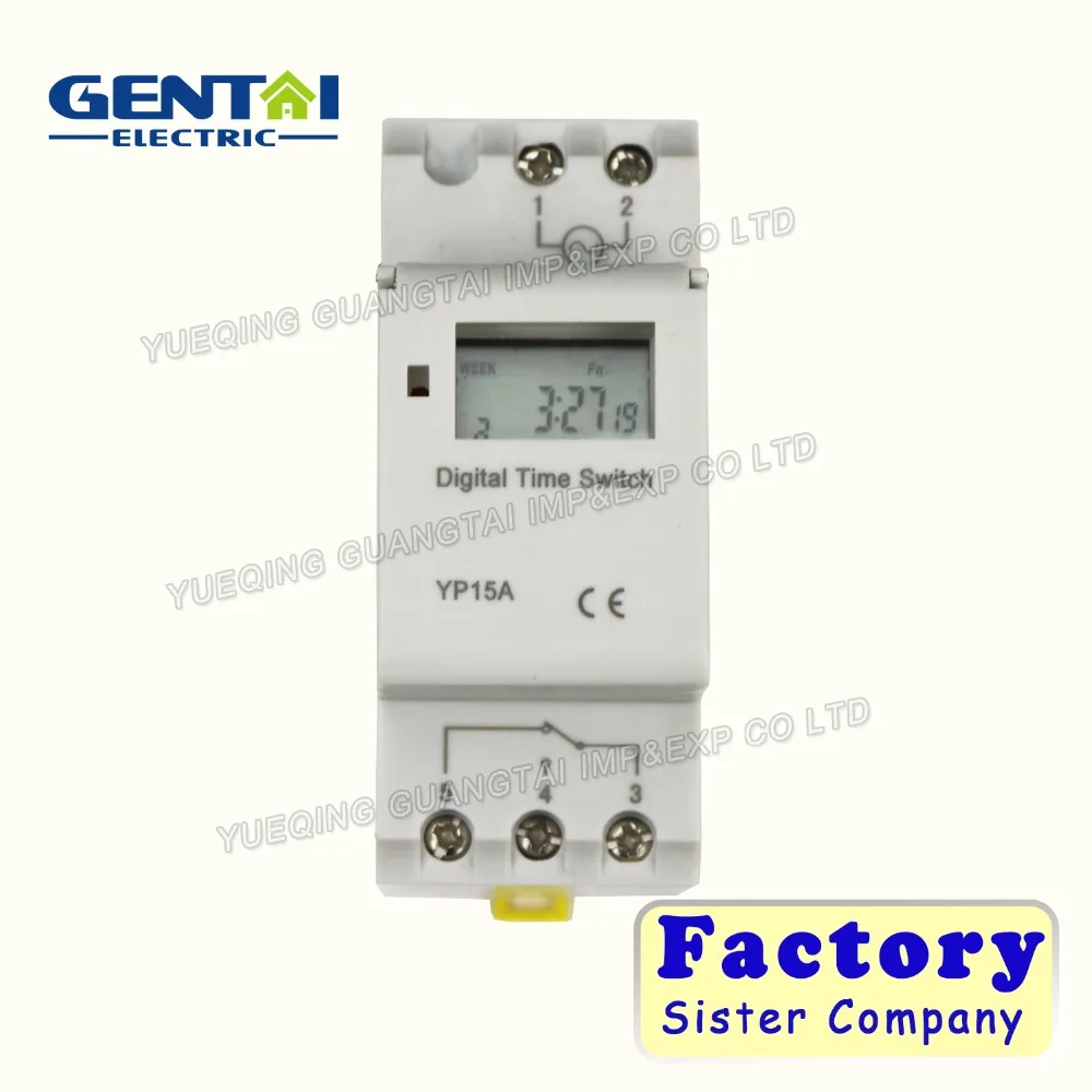 Weekly or Daily Mechanical Digital Programmable Timer Switch 220V 20A 16A Time Control Types of Timer Switch with Battery