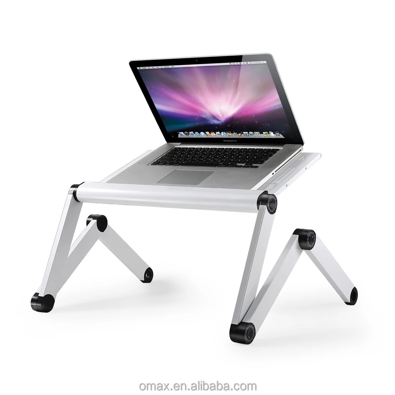 White Breakfast Bed Mate Portable Laptop Folding Table Tray