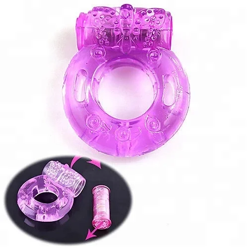 
Hot Sale Silicone Vibrating Penis Cock Ring Sex Toys Vibrator 