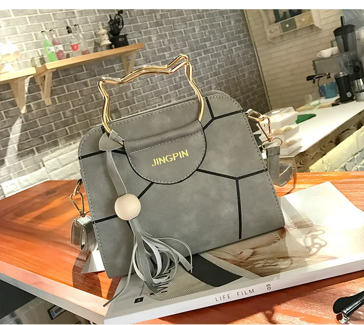 YLB016 Oem handbags ladies cat hand bag