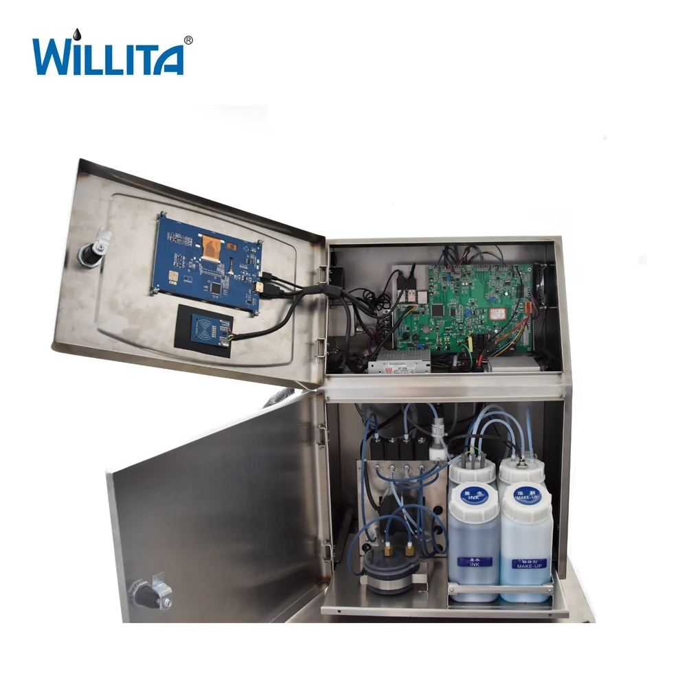 Factory Direct Sale Cij Industrial Continuous Small Character Inkjet Printer Automatic Cij Jet Printer