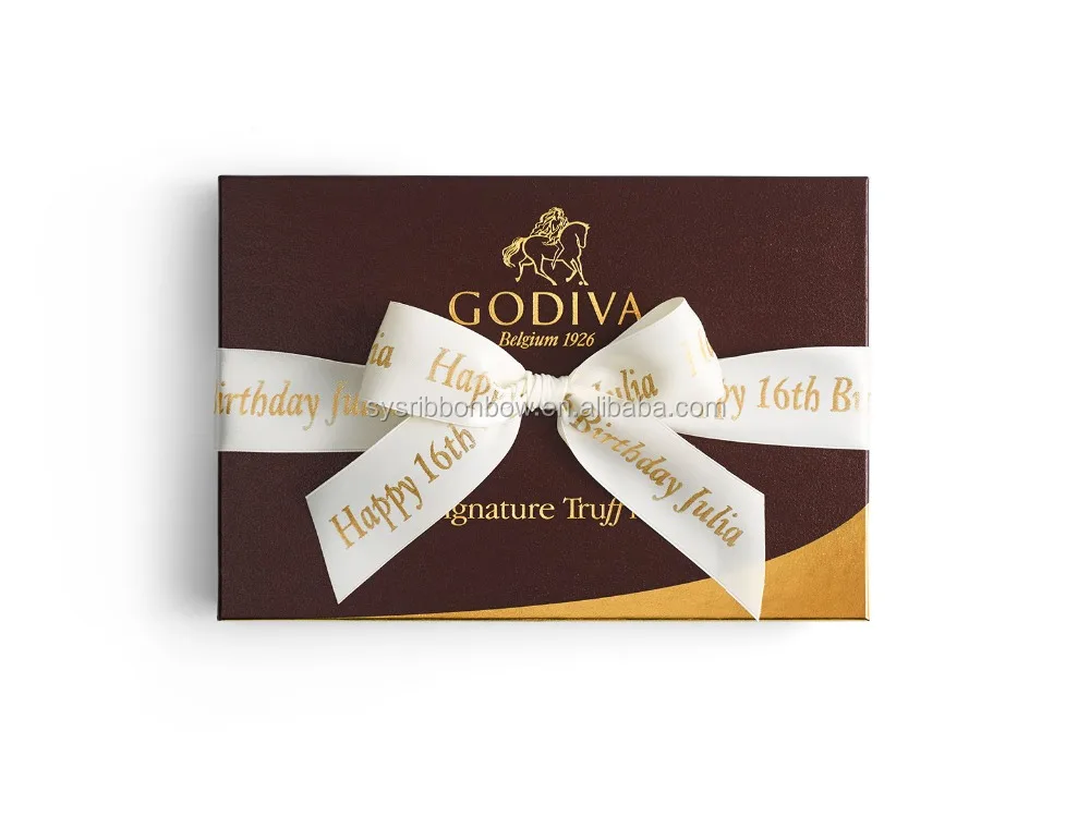 
Professional Handmade Gift wrapping packaging adhesive ribbon bow 