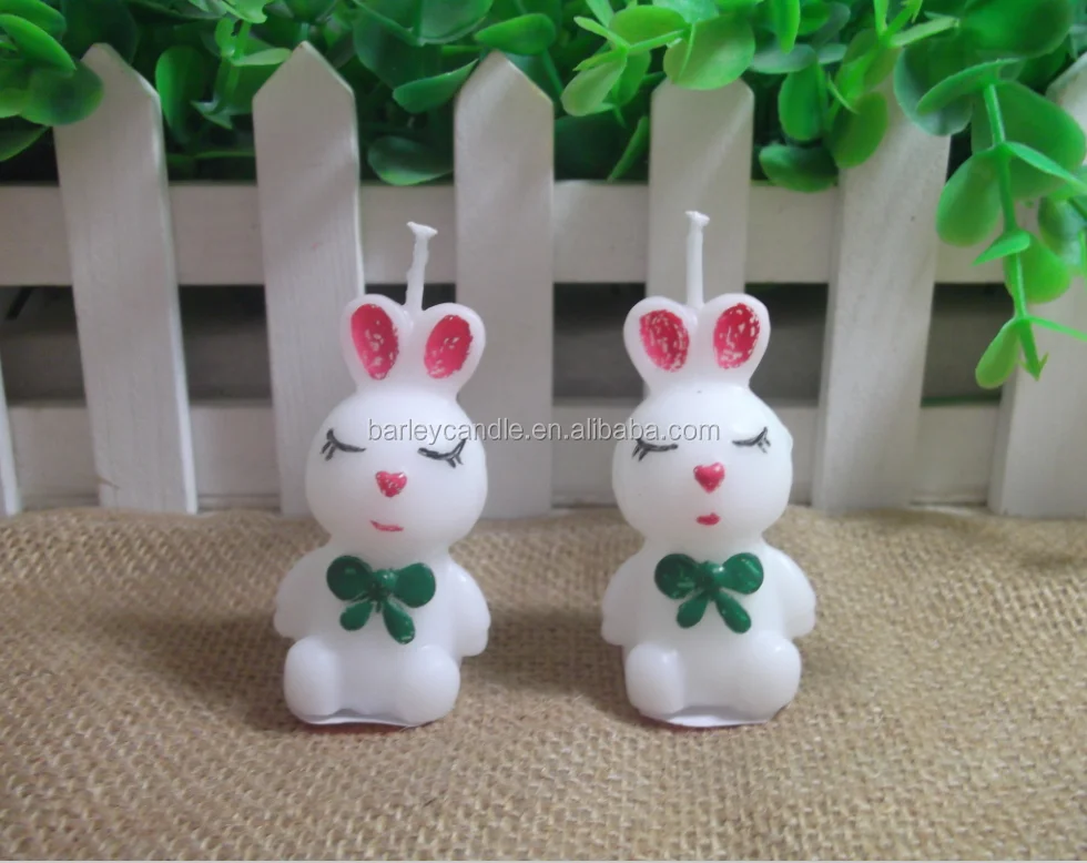 Rabbit Shaped Candle/Lovely Cute Rabbit Candles For Easter Decoration