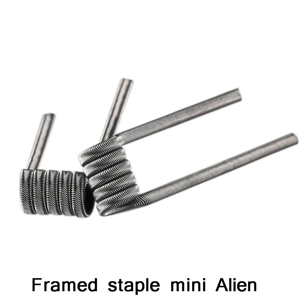 
Demon Killer Flamed Staple Mini Alien Coils Handcraft Pre-built Heating Wire Coil for RDA RTA RDTA Vape 