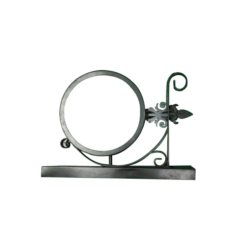 Indoor metal display rack wall bracket