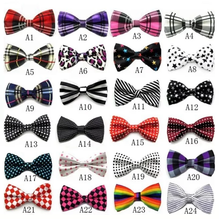 Галстук-бабочка с принтом, 72 цвета