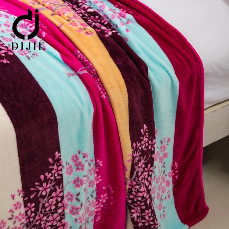 Wholesale Cheap Price 100% polyester thick microfiber flannel blanket