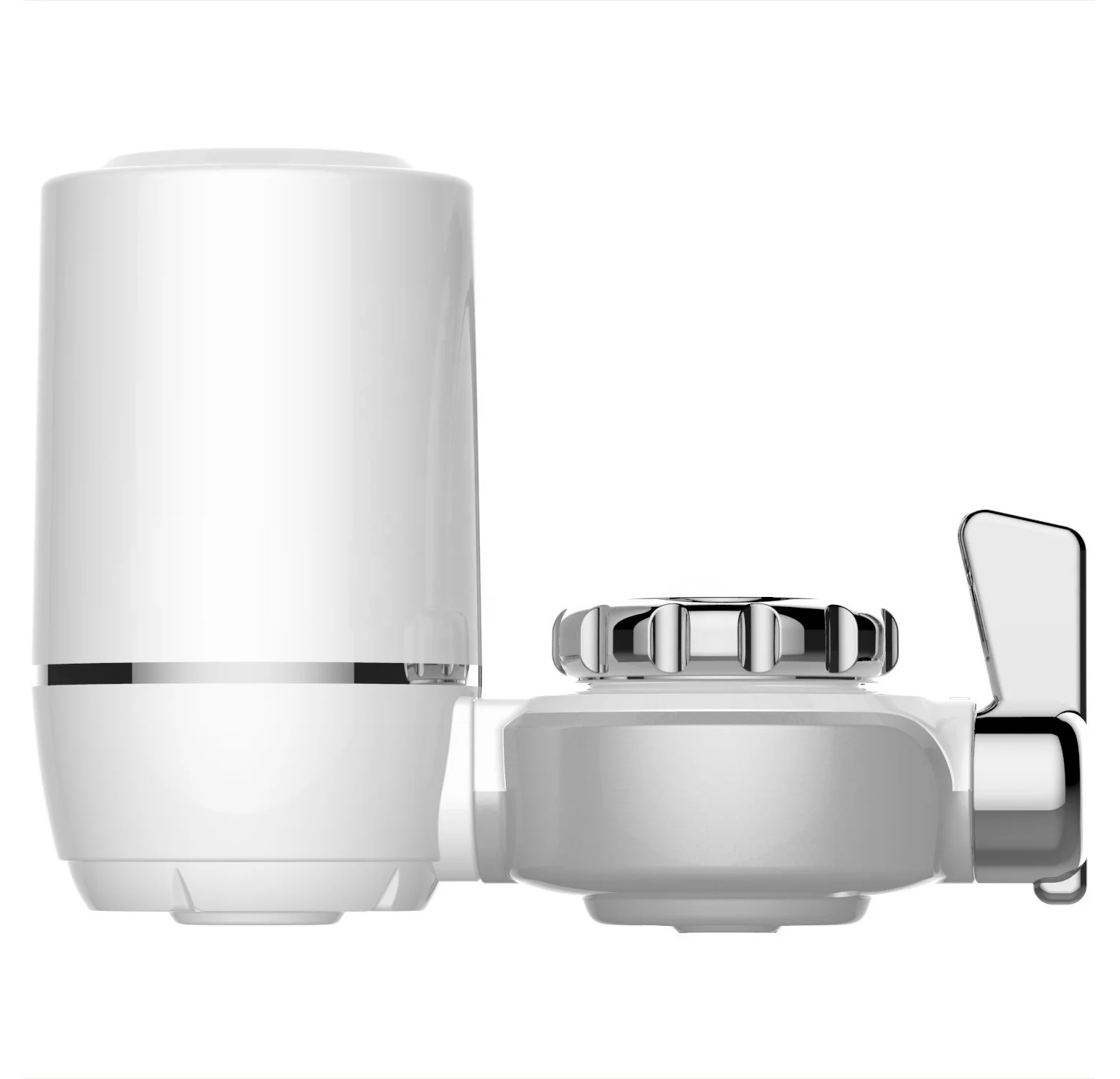 Faucet Water Filter, Faucet Tap Water filtration System with Carbon Fiber Filter, Fits standard faucets