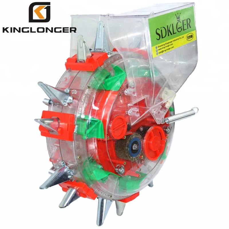 KINGLONGER hand push manual beans  fertilizer seeder