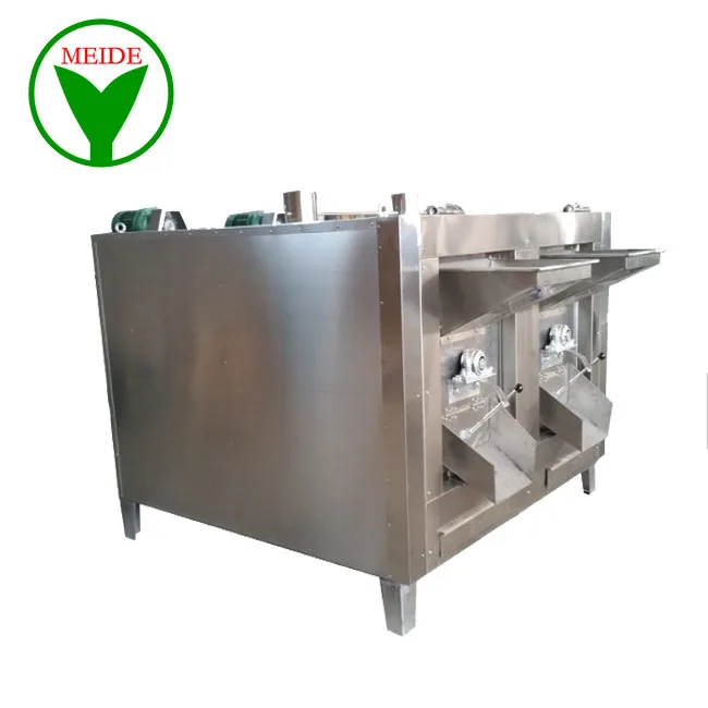 Industrial electric gas heating  continuous  shell nut  peanut roasting oven