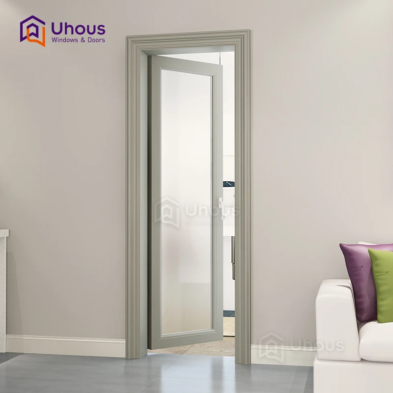 aluminum frosted glass barn door picture double glass panel door