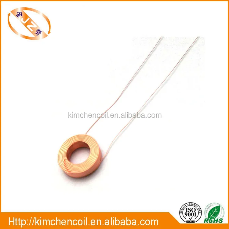 
Magnetic air core self bonded coil hollow copper coil without bobbin 