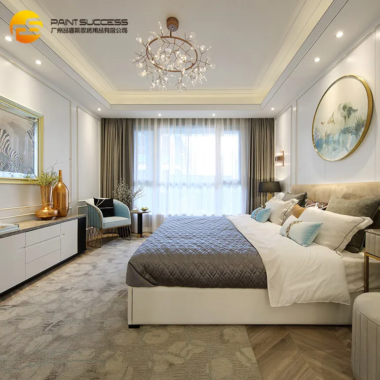 2019 Malaysia Solid Wood Bedroom Sets Home Mdf Furniture Wooden Custom Furniture Set