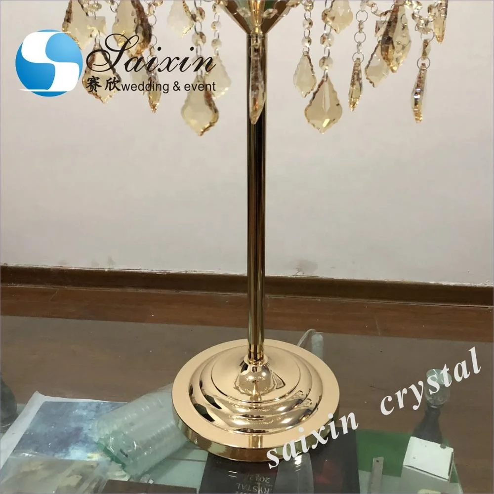 China wholesale wedding crystal lights chandelier for centerpieces weddings decoration