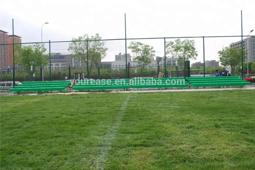 Soccer bleachers seating sit up bench