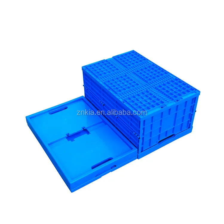 industrial thin wall plastic food vegetable heavy duty collapsible storage totes container box