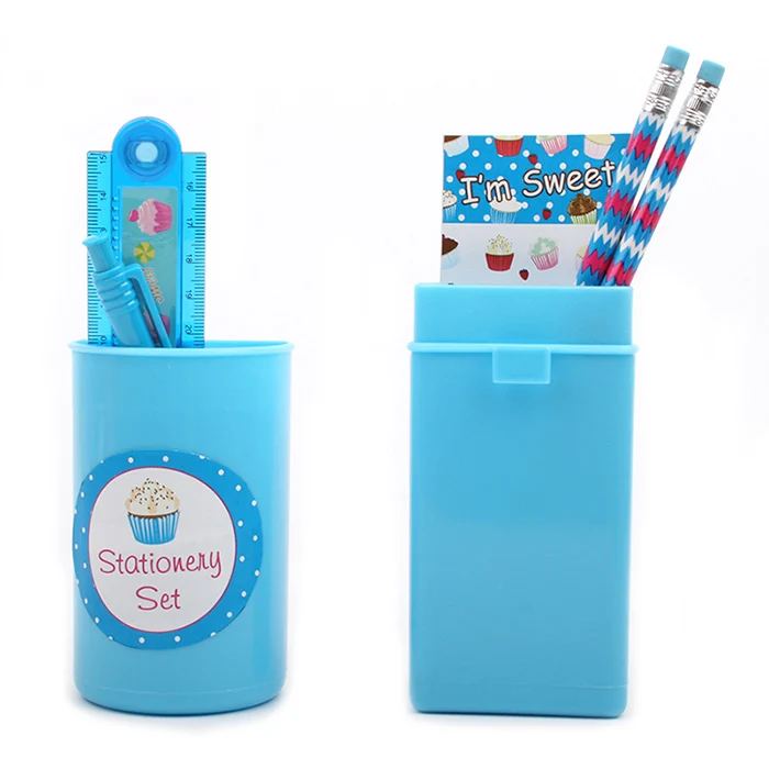 LICHENG LW7631 Personalized Plastic Stationery Gift Sets for Kids