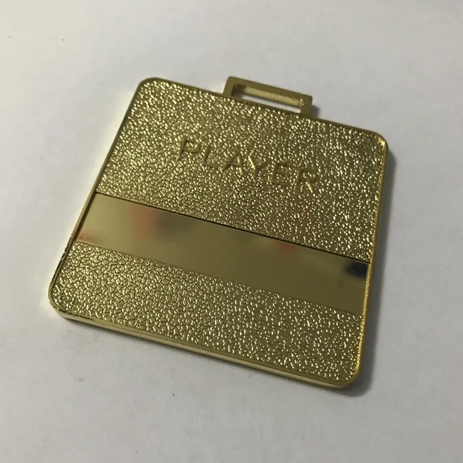 Metal Golf member bag name plate tags with high quality