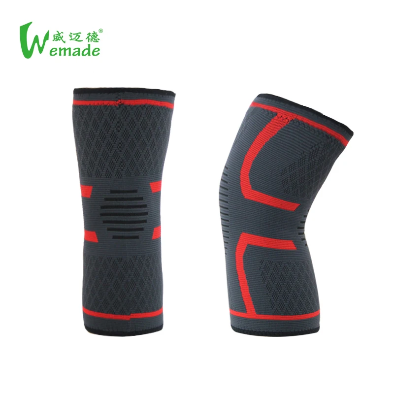 Customized Breathable Elastic Nylon Sport Knee Sleeve Support knee pads Guard Outdoor Sports Protector Knee Support Brace