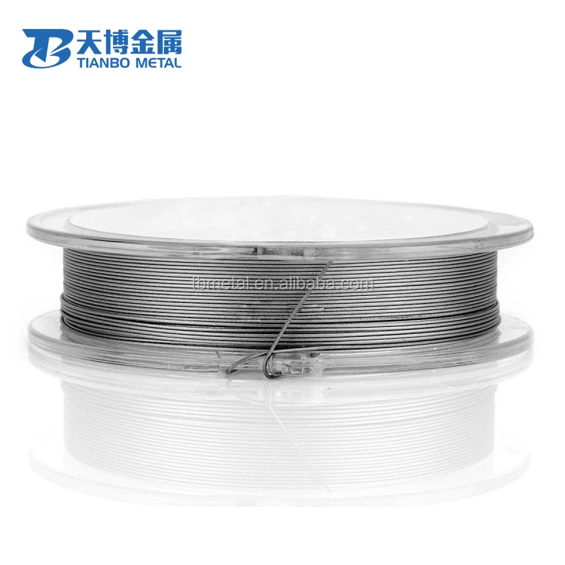 High quality pure tungsten wire for vacuum coating from manufacturer baoji tianbo metal company