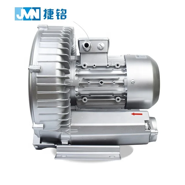 Factory direct 4kw 5.5HP three phase side channel vacuum blower dust removal exhaust fan