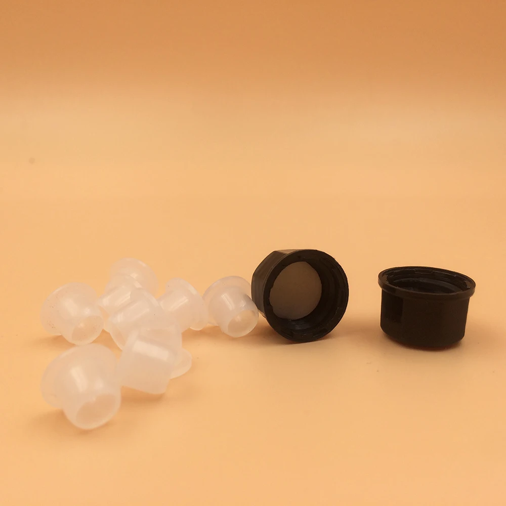 Whole sale 1ml/2ml/3ml Amber/Brown vial test sample bottle with black screw cap and insert