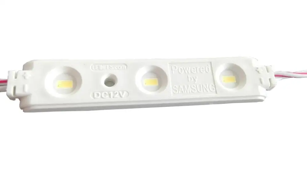 
12V luces led smd 5630 3 samsung led moules for acrylic letters and sign box waterproof 