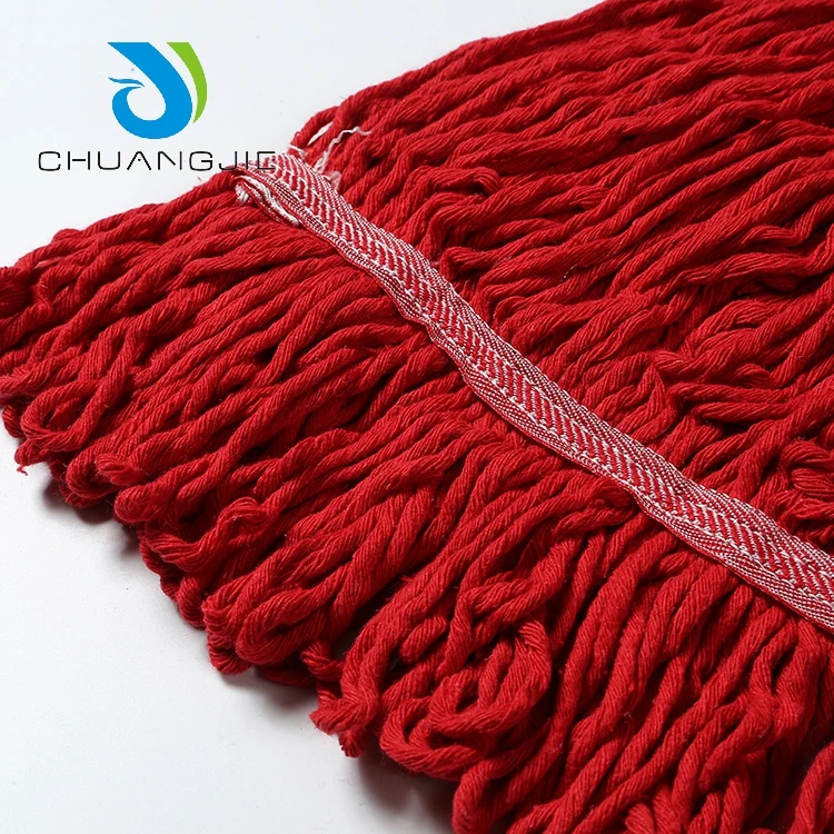 Practical detachable red household wet mop head refill