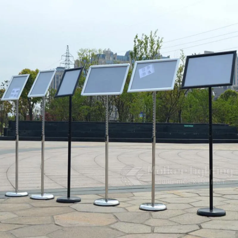 Wholesale price A4, A3, A2 size snap poster stand sign for menu display