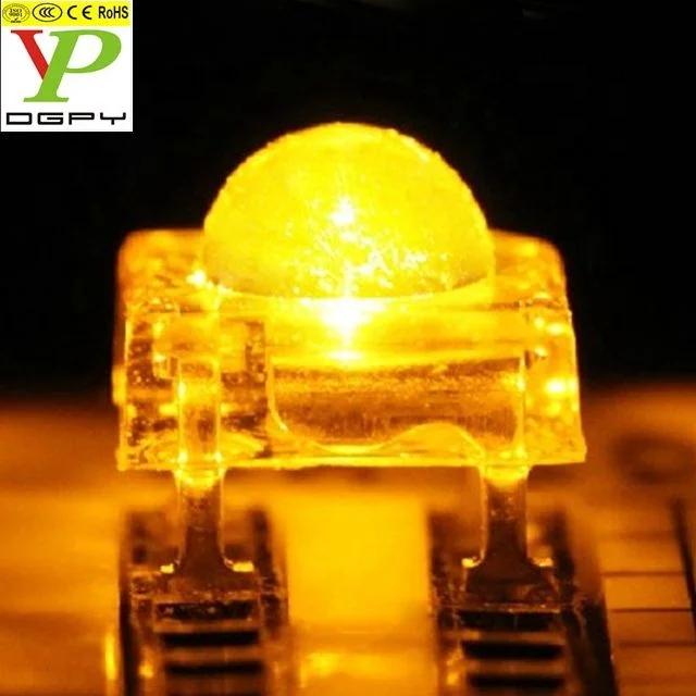 Ultra Bright 3mm 5mm Yellow Super Flux LED Diode Piranha LED Lamp LED