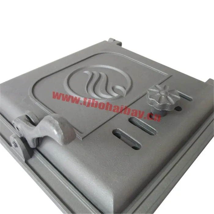 
Best european style popular cast iron wood stove door 