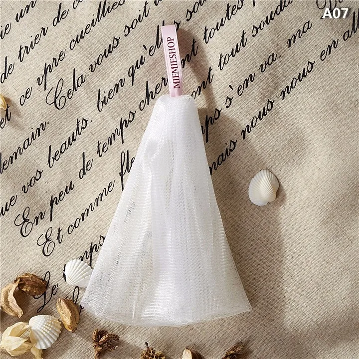 Foam net facial cleanser PE net for facial cleansing& Body soap net A07