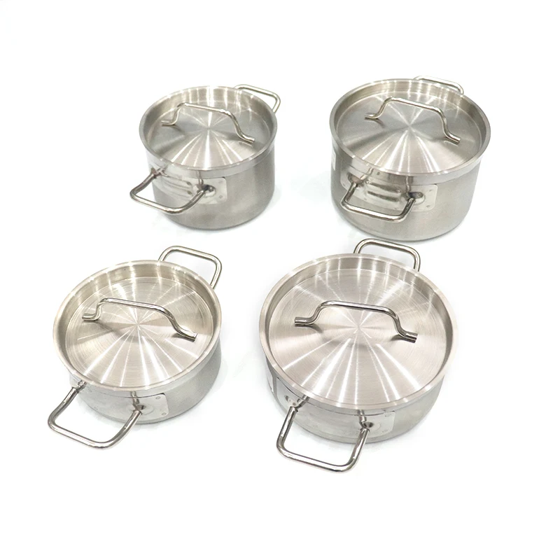 Stainless steel three-layer composite bottom soup pot