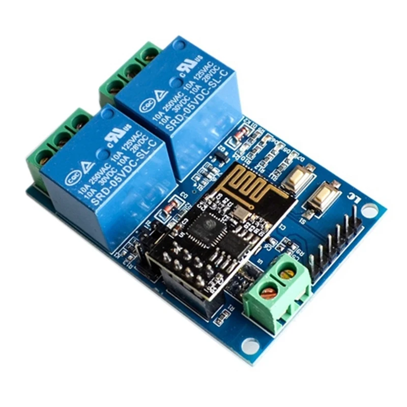 5V ESP8266 ESP-01 2 канала Wi-Fi модуль реле релейный для IOT умный дом с помощью приложения на телефоне