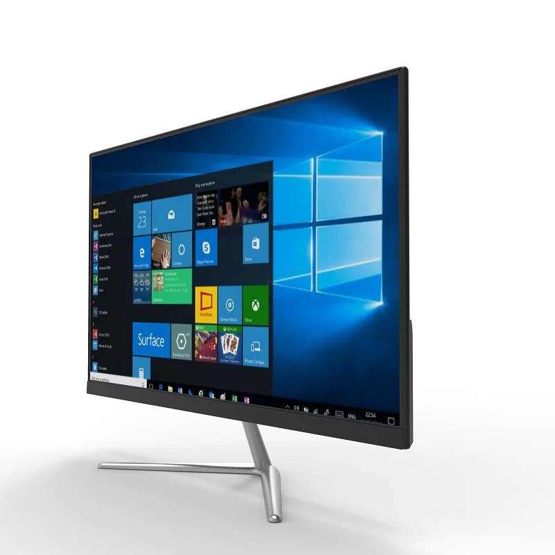 Супер тонкий 23,6 дюймовый Intel Apollo lake N3450 все в одном ПК для бизнеса ips экран дешево высокое качество