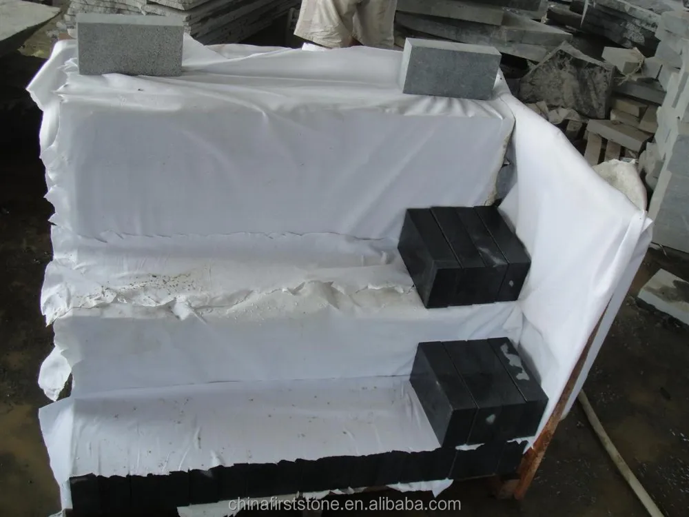 GCWB763 Black Basalt Brick For Square Project