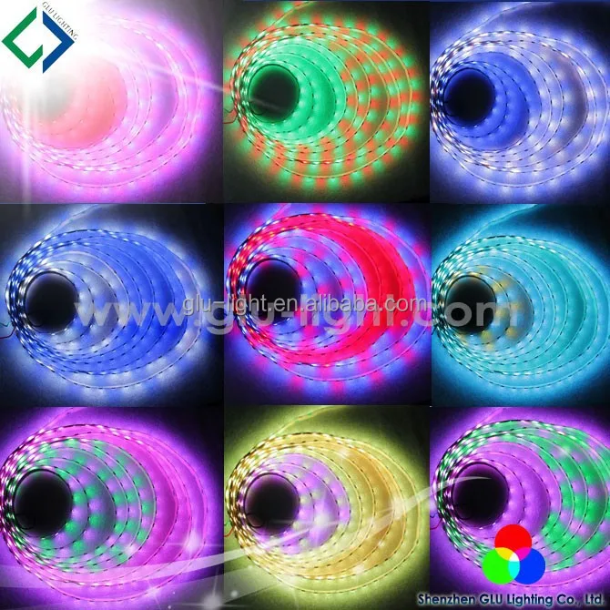 flexible led strip Addressable 5050 RGB built-in IC WS2811 WS2812B Led magic Strip lcd led backlight strip