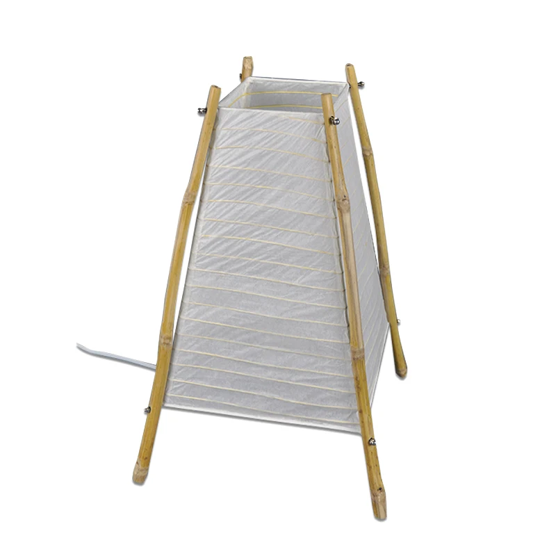 New Design Home Decor Bamboo Frame Modern Led Table Lamp with Rice Paper Finished Made in China