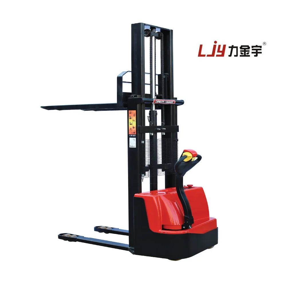 cheap price 1Ton electric stacker forklift with lifting height 3000mm for sale