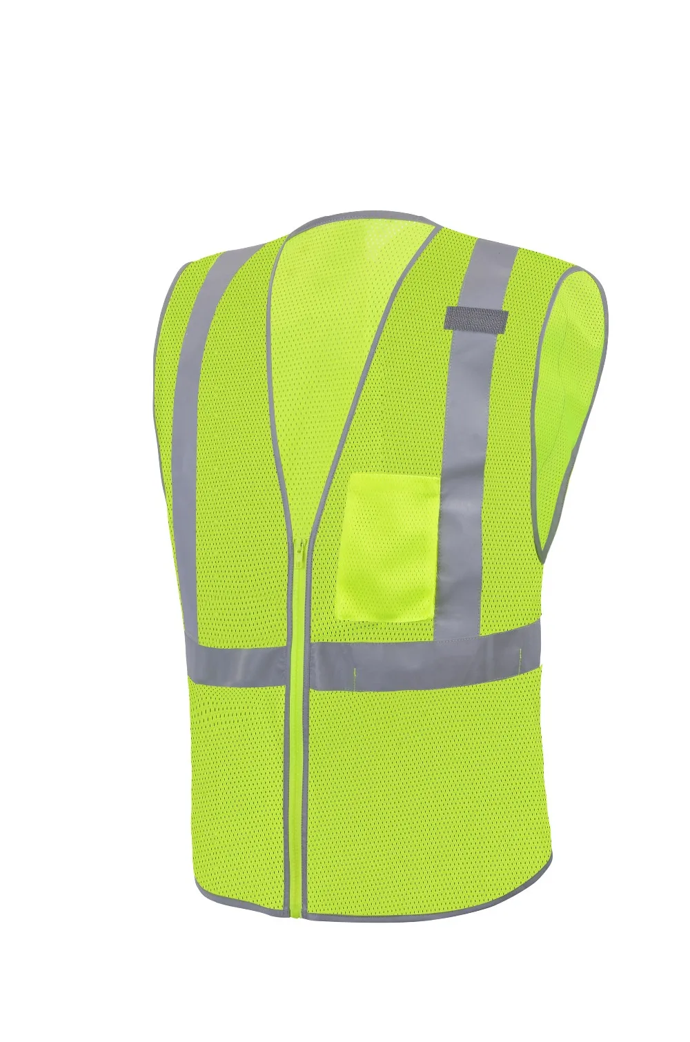 CE EN ISO 20471 color knit fabric hi vis Reflective safety vest with reflective tape