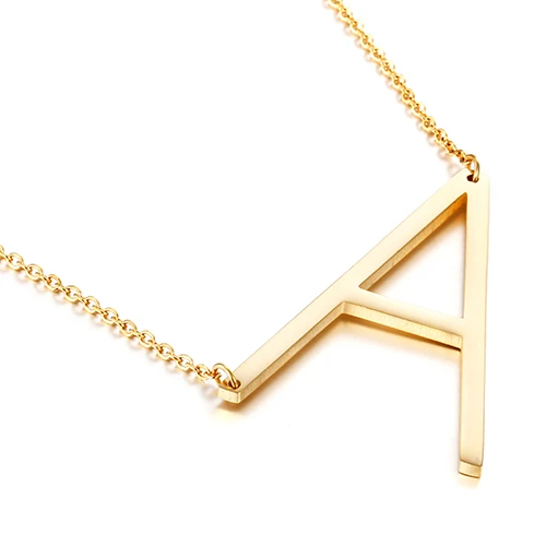 Wholesale Boutique Jewels Stainless Steel Letter Necklace