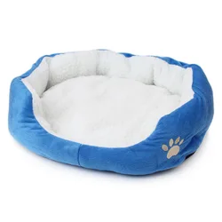 JXANRY Wholesale Multicolor Pet Bed Washable Cat Sofa Dog Bed Foldable Bed for Large Dog with Paw Pattern Pet Supplier